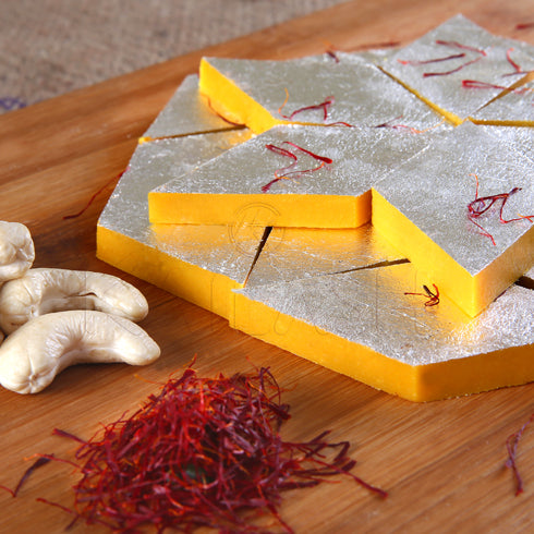 Shree Bhagwati Sweets Kesar Kajukatri | 500 gms