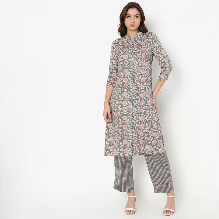 Style Union Printed Kurta With Pant Set | Ready To Wear