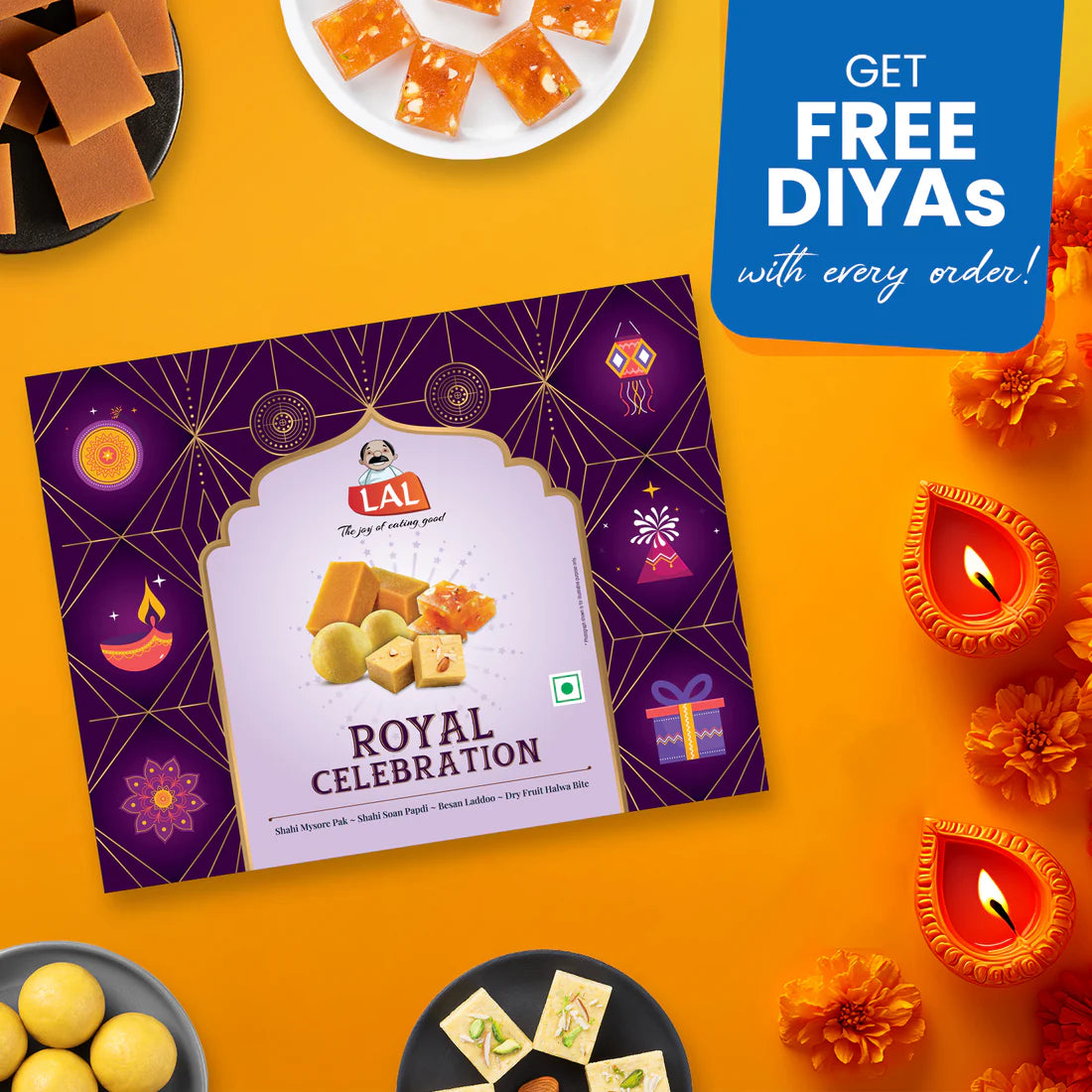 Lal Sweets Royal Celebration 800 gms - India shopping