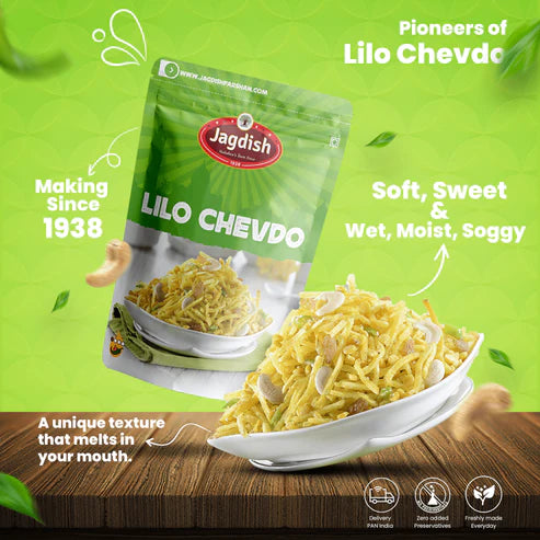 Jagdish Farshan Lilo Chevdo - 500 gms