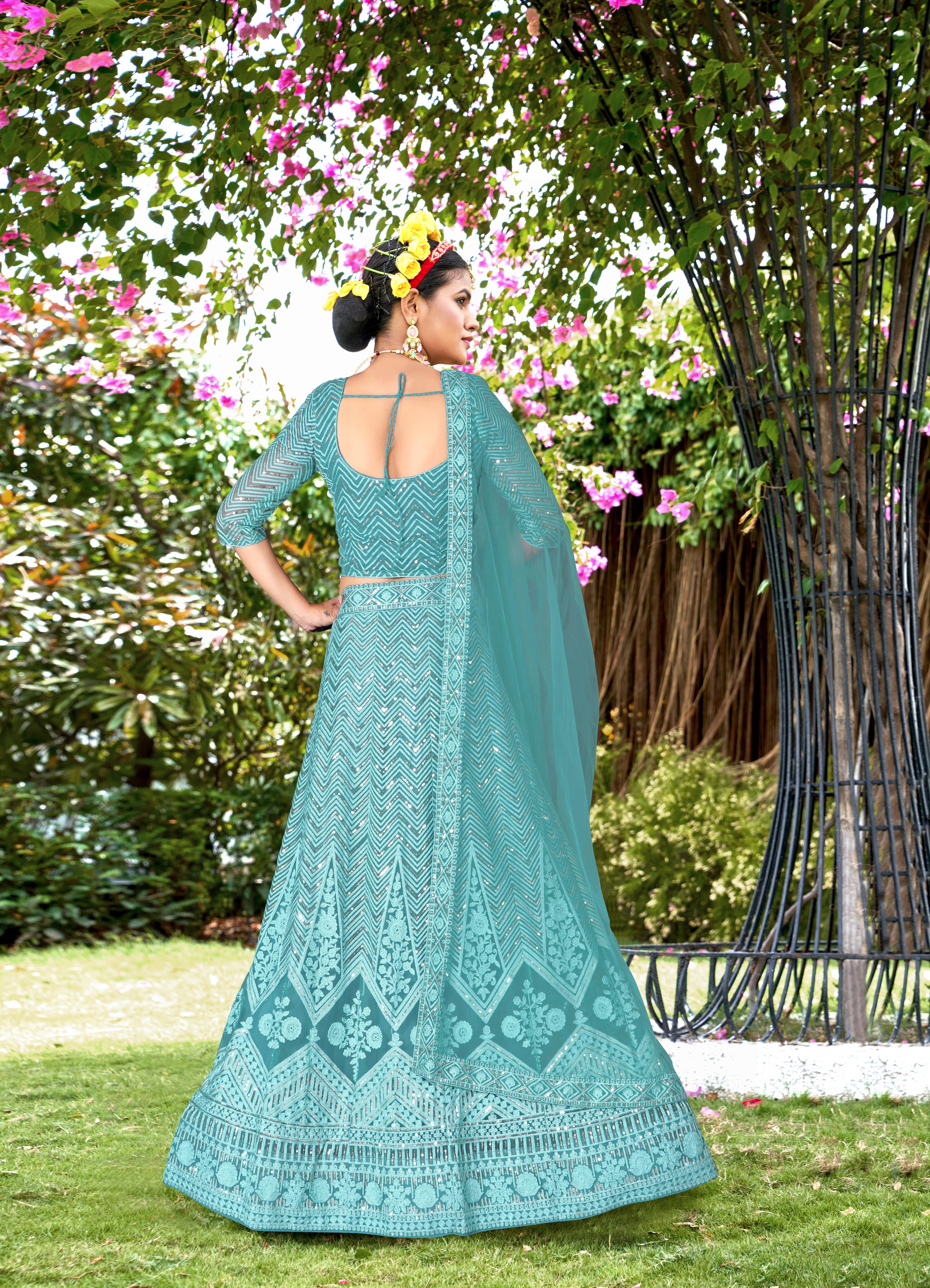 Luxury Embroidered Ready-to-Wear Lehenga