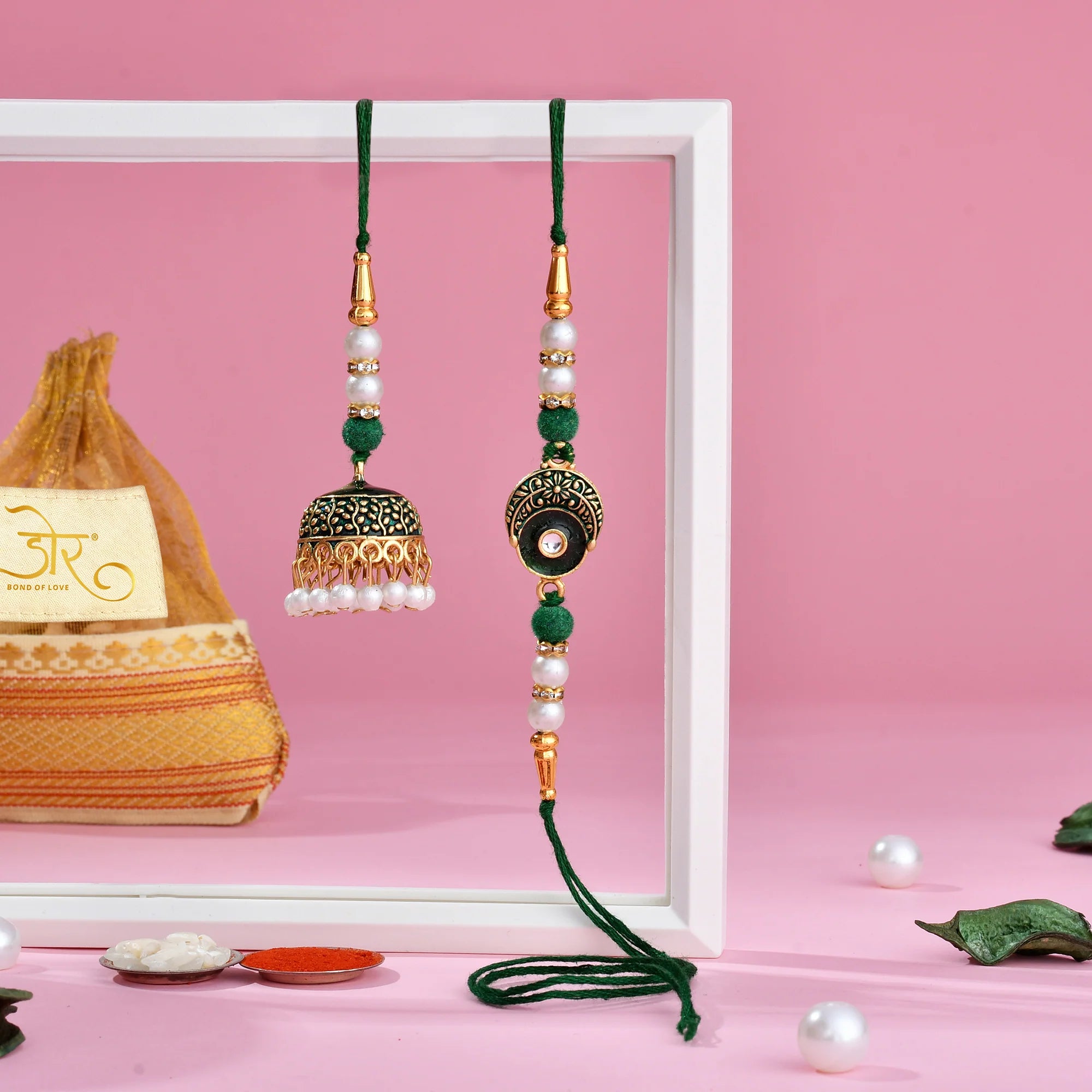 Kesar Sweets Luxury Tin Box Rakhi & Gourmet Delight