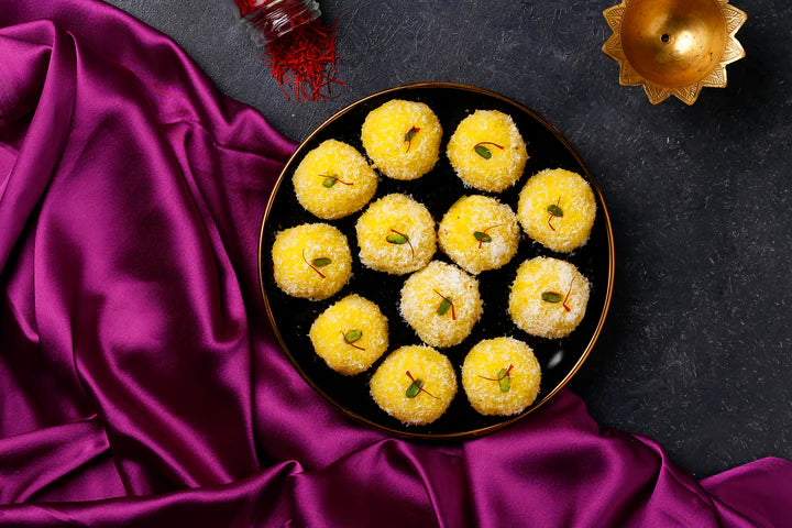 Varaq Sweets Kesar Koprapak Laddu | 500 gms