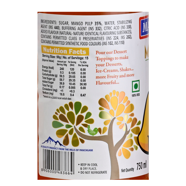 Manama Mango Crush 750 ML