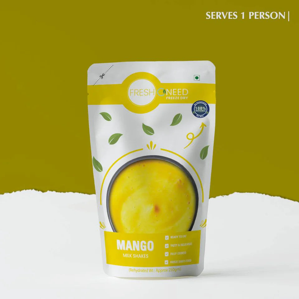 Fresh O Need Mango Milk Shake - Ready To Eat 250 gms