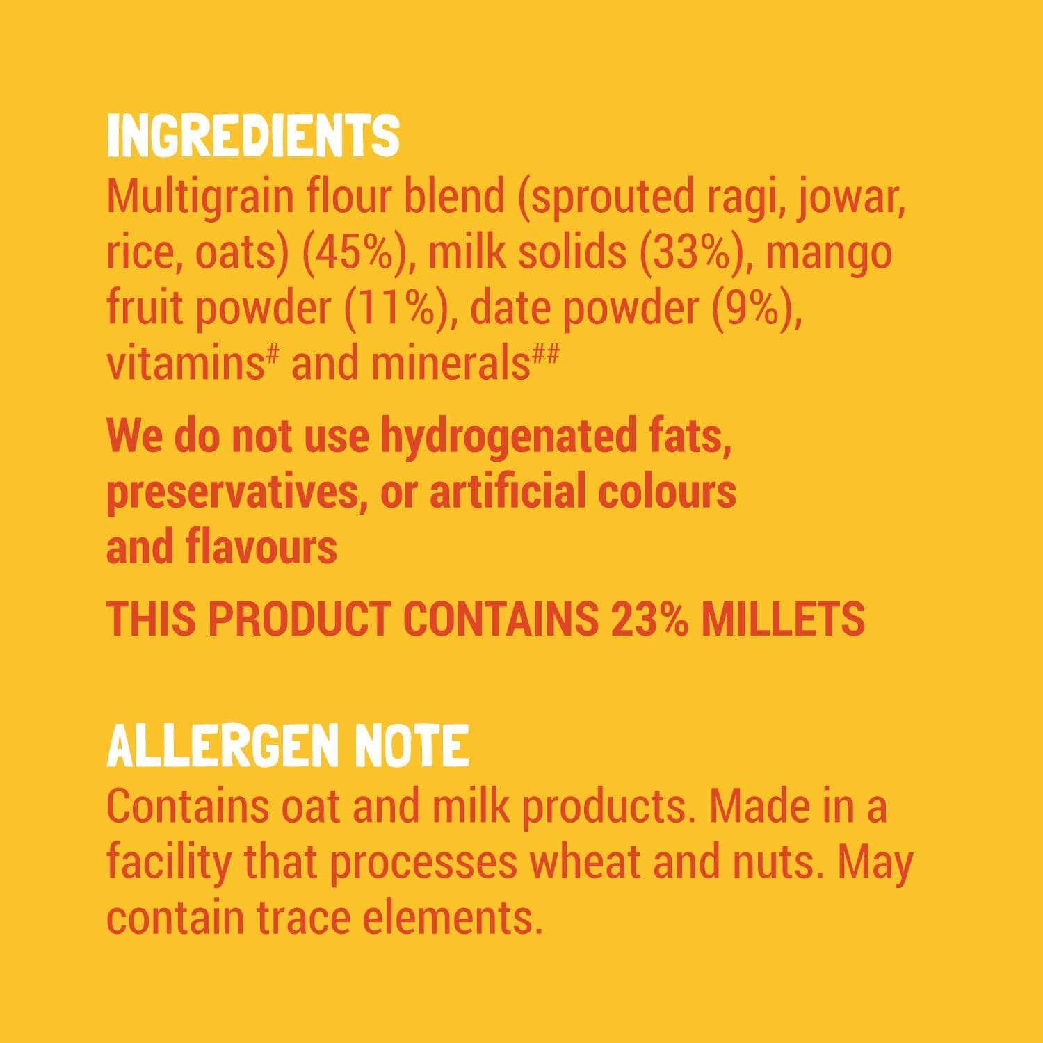 Slurrp Farm Mango, Ragi & Rice Cereal| 200 gms