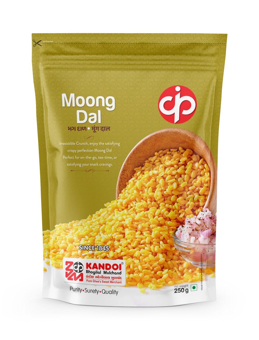 Kandoi Bhogilal Mulchand Moong Dal - 250 gms