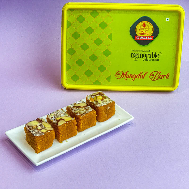 Gwalia Sweets Dilkhushal (Mungdal Barfi) 500 gms - India shopping