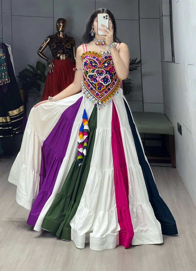 New Lehenga Choli With Patterned Dori Work | Ready To Wear