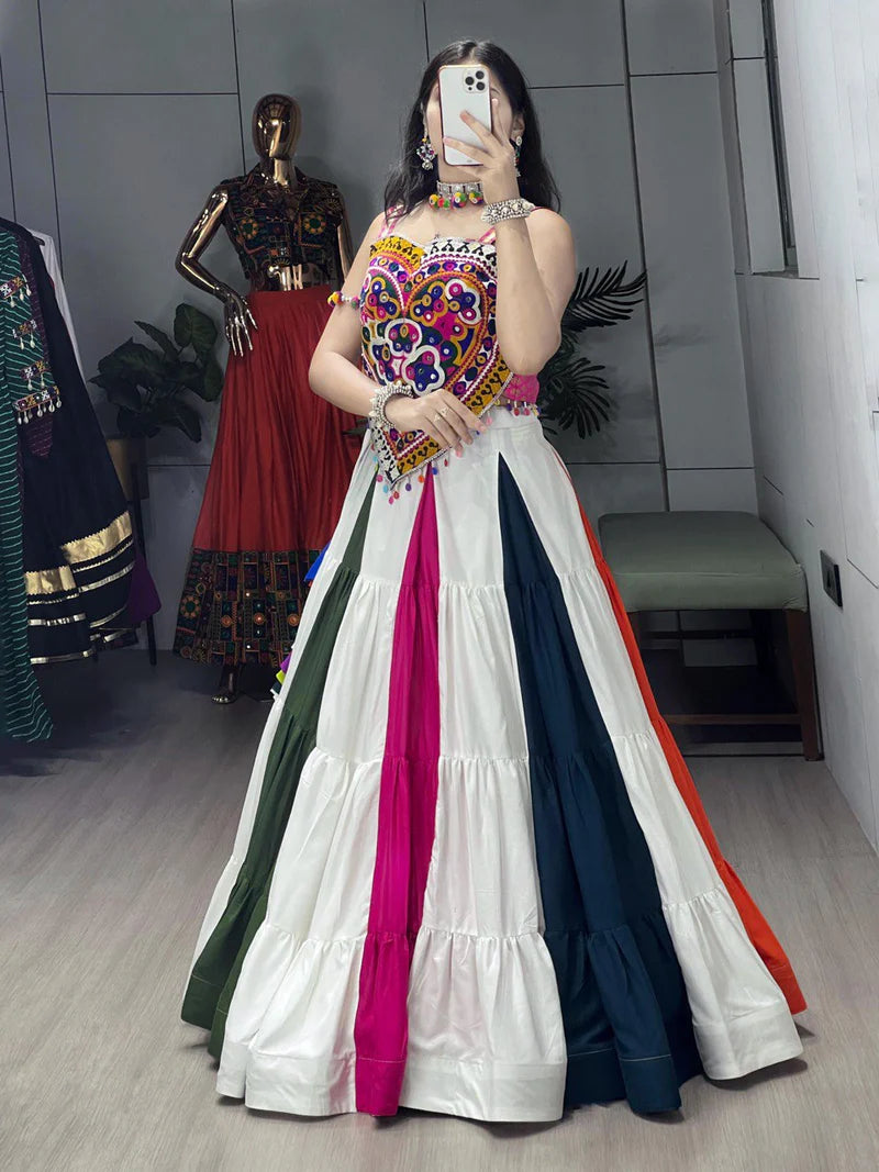 New Lehenga Choli With Patterned Dori Work | Ready To Wear