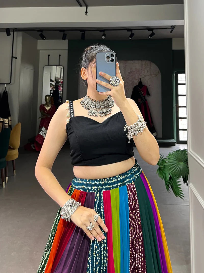 Ethnic Chaniya Choli With Plain Work | Ready To Wear