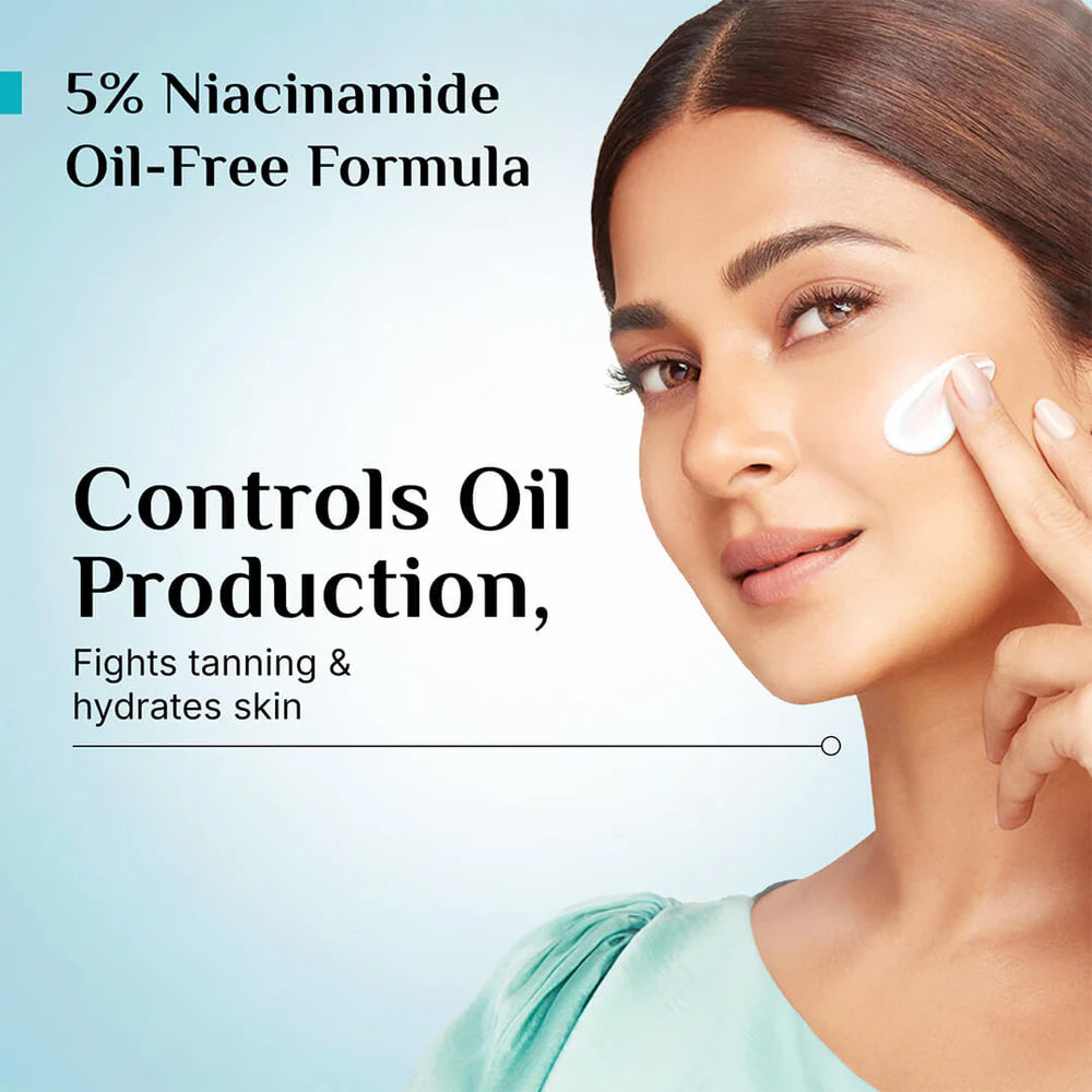 Pilgrim 5% Niacinamide Oil-Free Super Light Gel Sunscreen SPF 50+ PA++++ | 40 ML