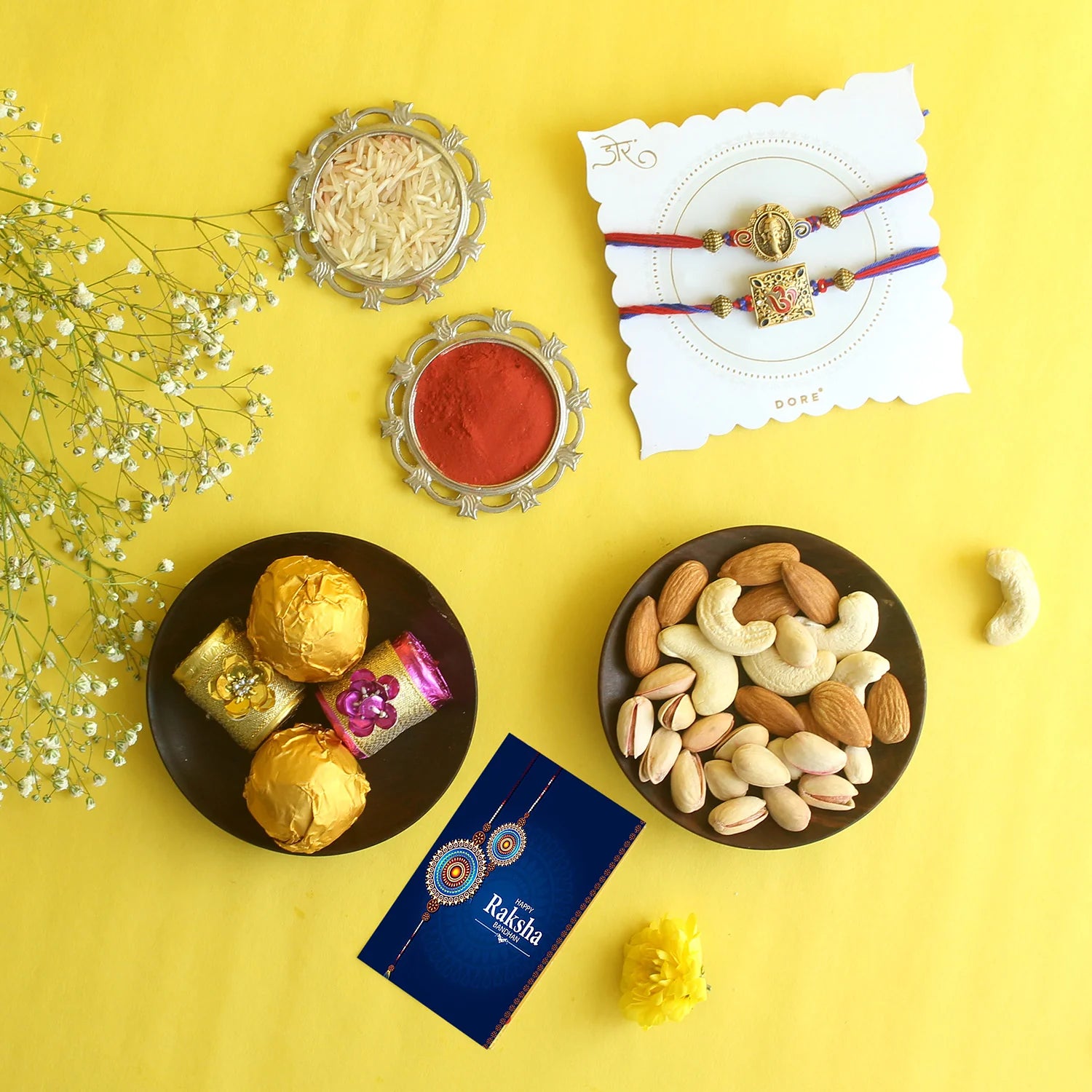 Kesar Sweets Orange Star Tin Box| Rakhi Special