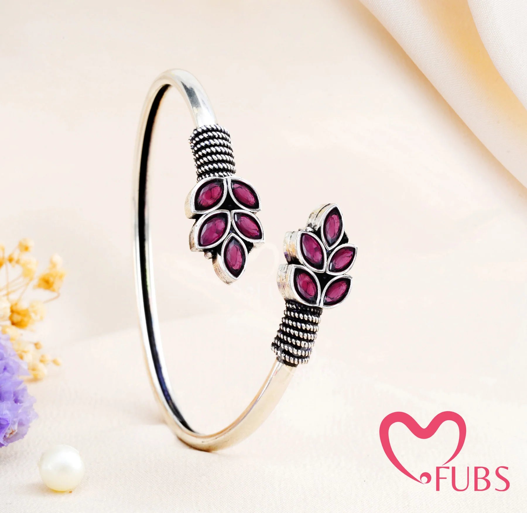 Oxidised Leaf Bracelet Collection with Ethnic Grace