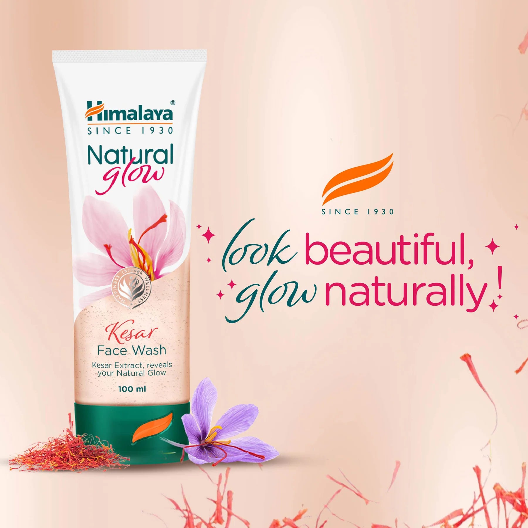 Himalaya Wellness Natural Glow Kesar Face Wash | 150 ml
