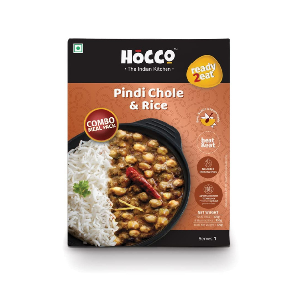 HoccoReady to Eat | Pindi Chole & Rice - 300 gms - India shopping