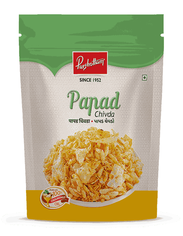 Purshottam Sweets Papad Chivda - 500 gms