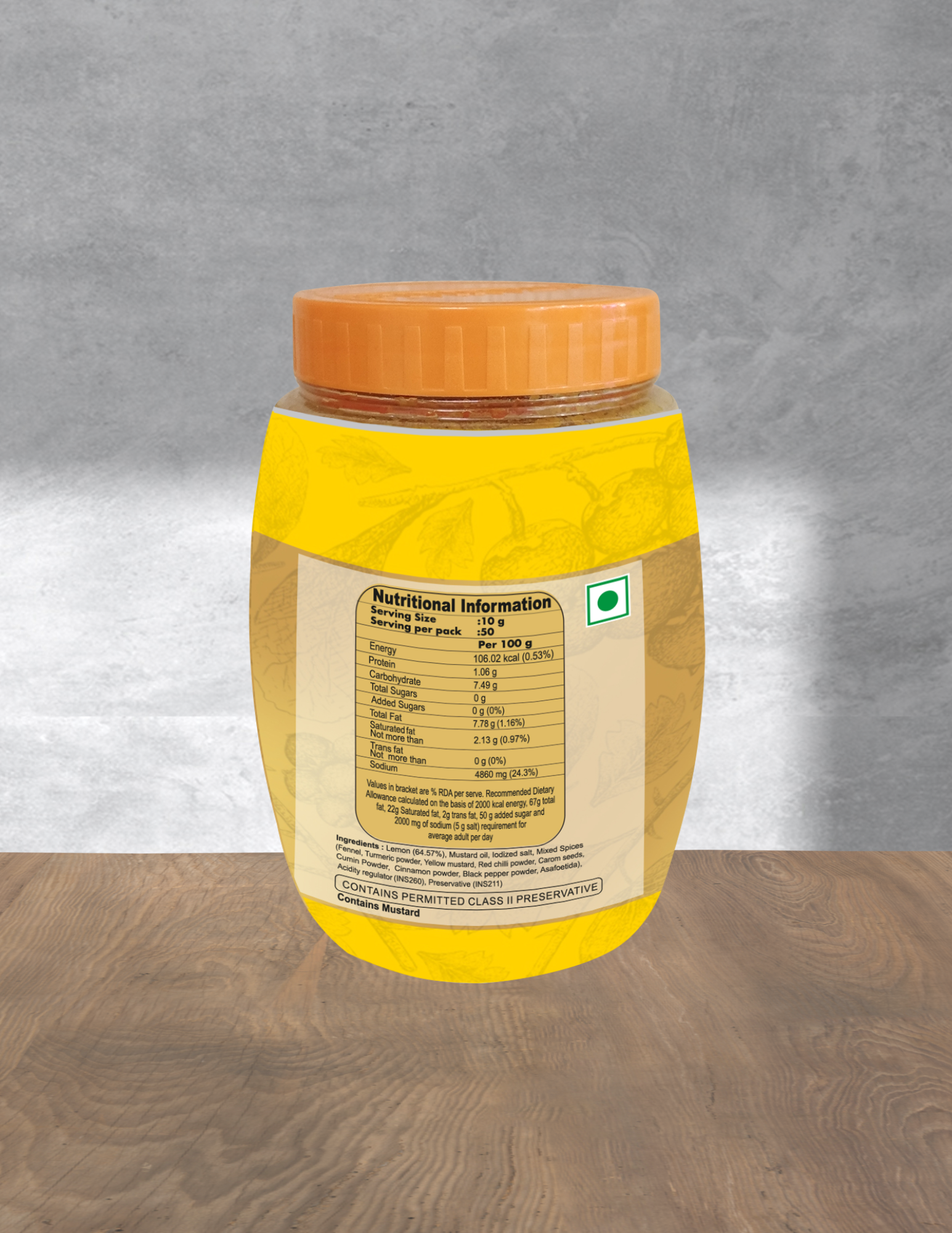 Patanjali Lemon Pickle - 500 gms