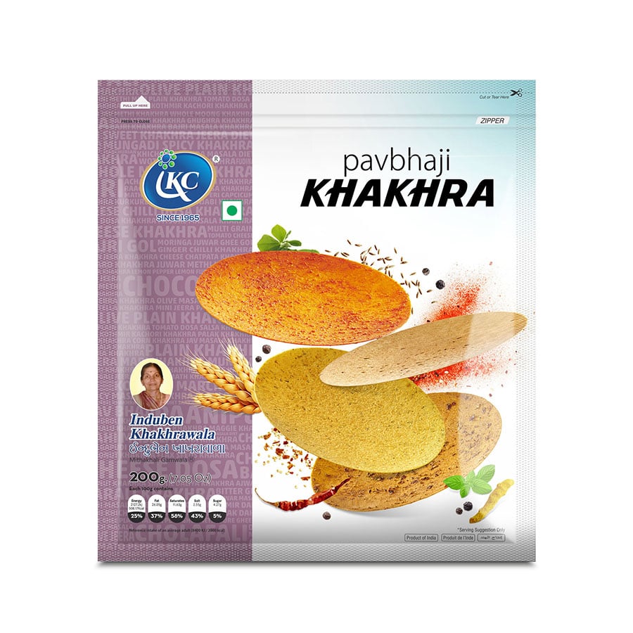 Induben Khakhrawala Pavbhaji Khakhra 400 gms