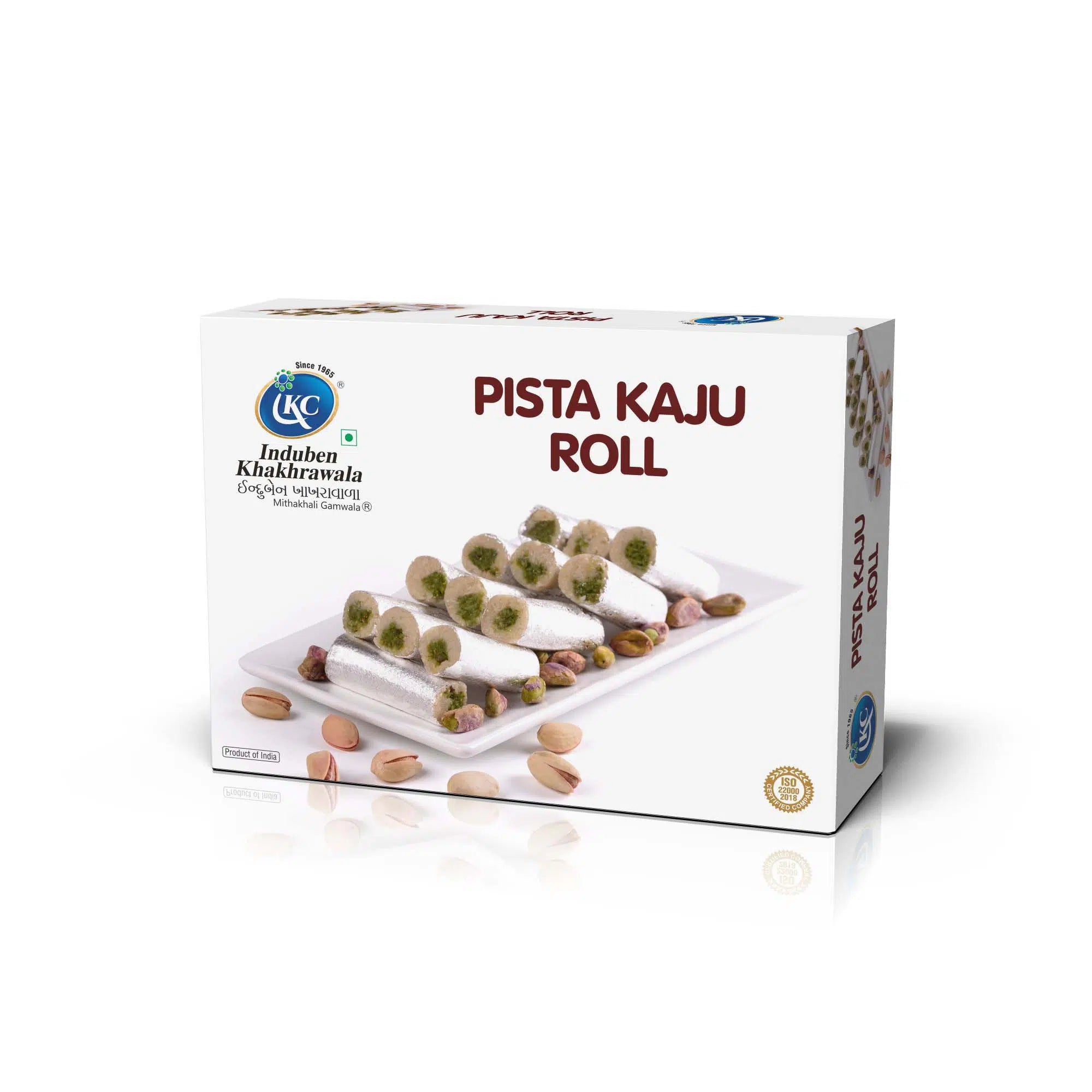 Induben Khakhrawala Kaju Pista Roll | 350 gms