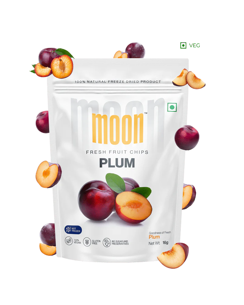 Moon Freeze Dried Plums Chips | 16 gms