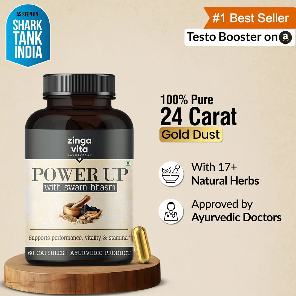 Zinga Power Up with Swarn Bhasm | 30 Capsule