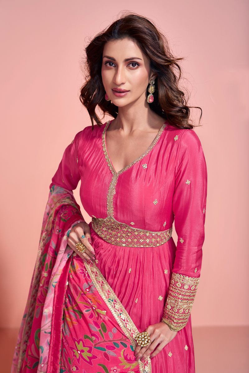 Beautiful Suit With Embroidery Work | Ready To Wear