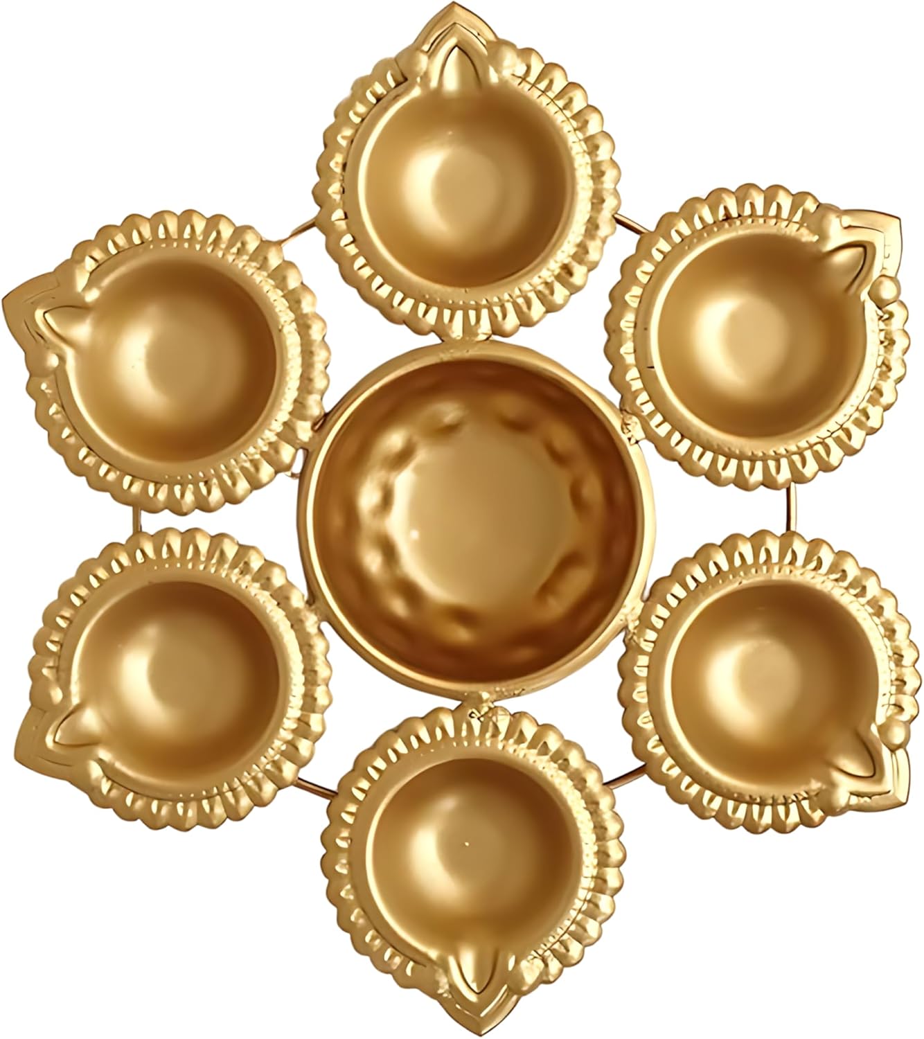 Rangoli Diya with Urli Bowls Tray | 7 inches