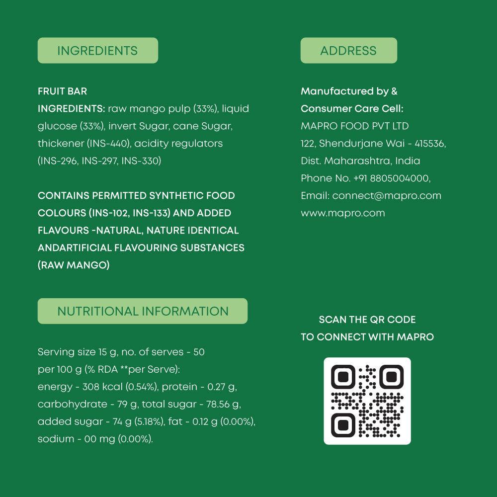 Mapro Falero Fruit Chews-175 gms | Raw Mango