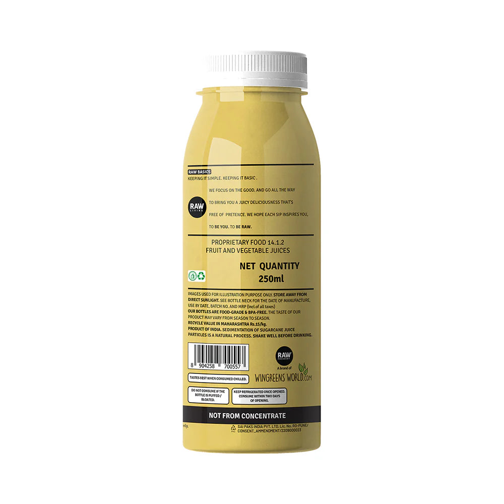Raw Pressery Sugarcane Juice 250 ml