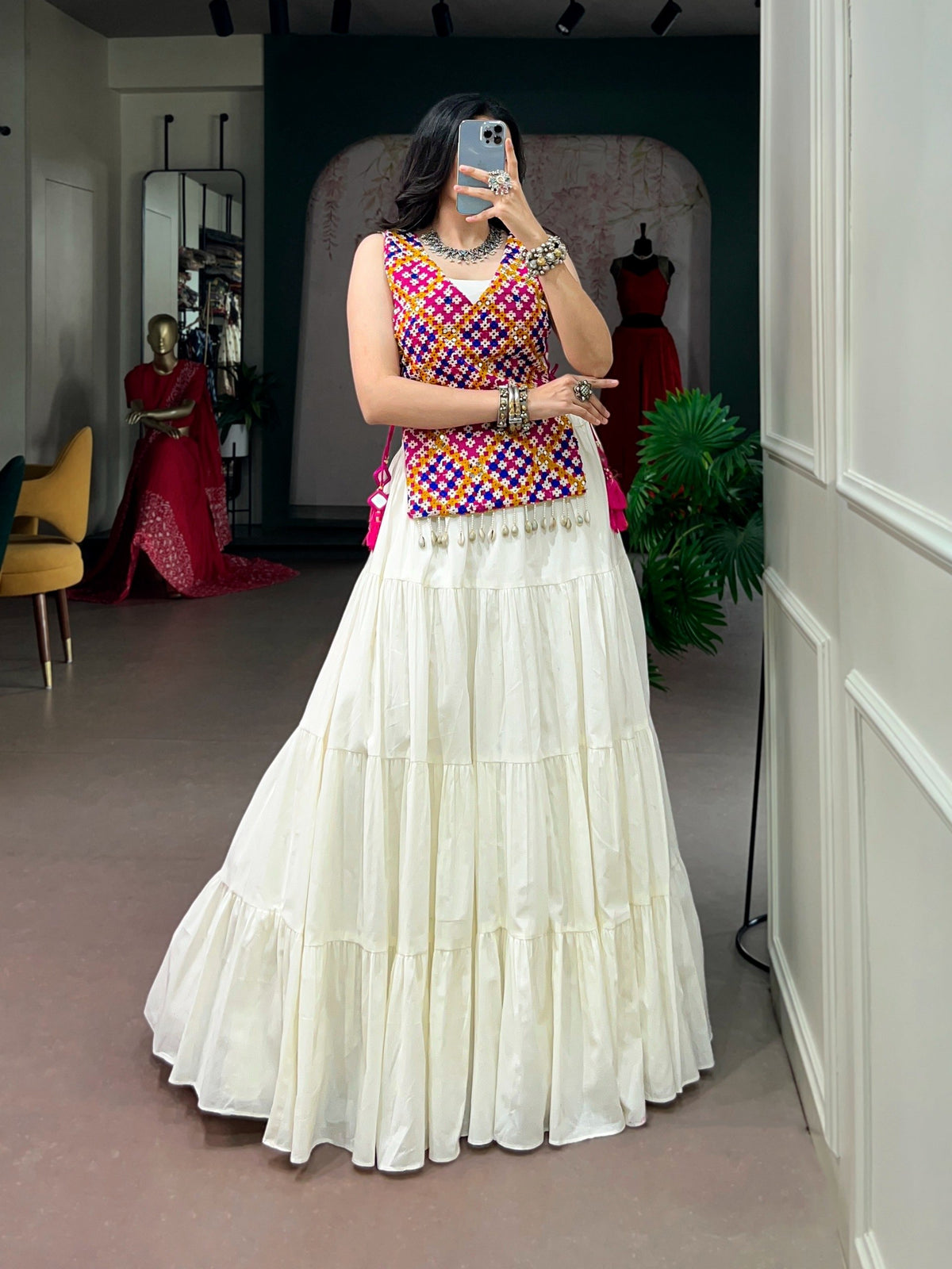 Ready-to-Wear Navratri Raas Rang Gamthi Lehenga Choli