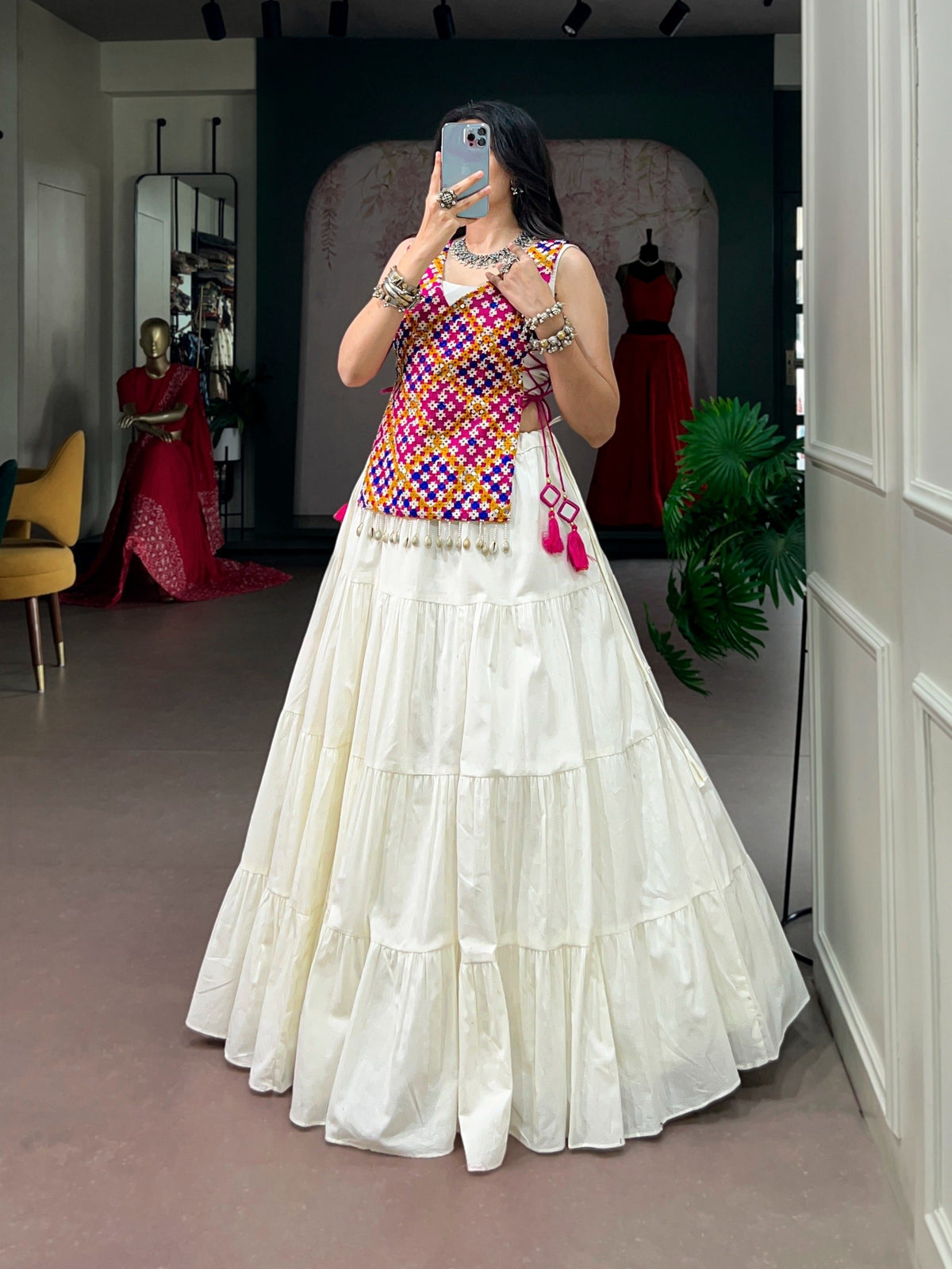 Ready-to-Wear Navratri Raas Rang Gamthi Lehenga Choli