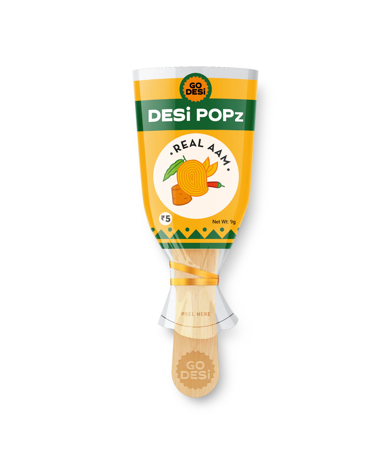 Real Aam Popz | Real Mango & Jaggery | Hand-made | 50 Pcs -400 gms