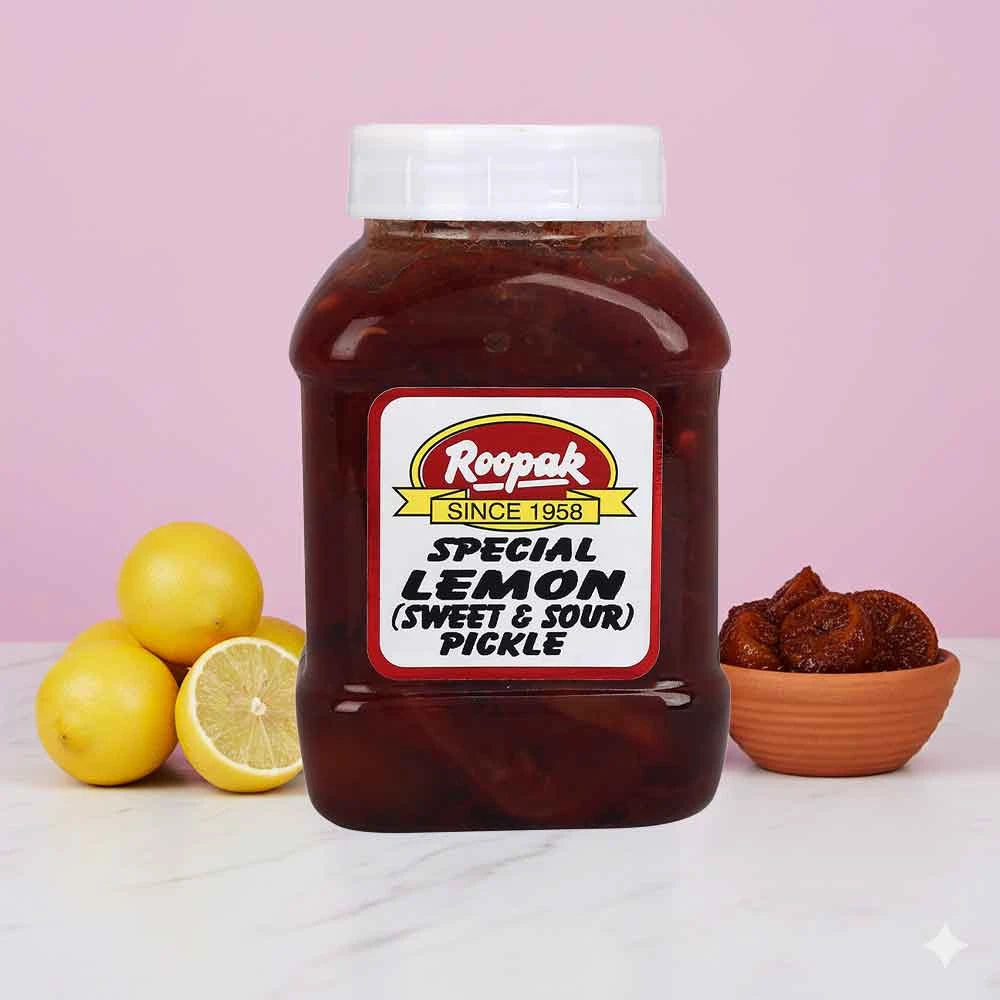 Roopak (since 1958) Sweet and Sour Lemon Pickle - 400 gms