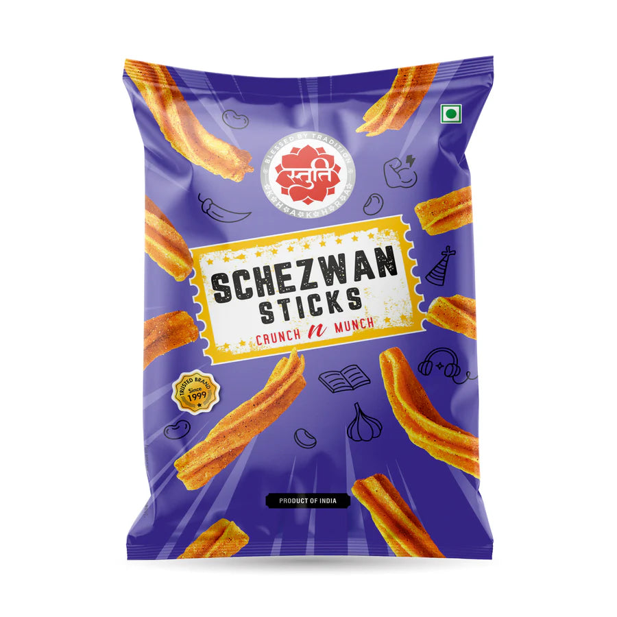 Stuti Schezwan Soya Sticks | 200 gms
