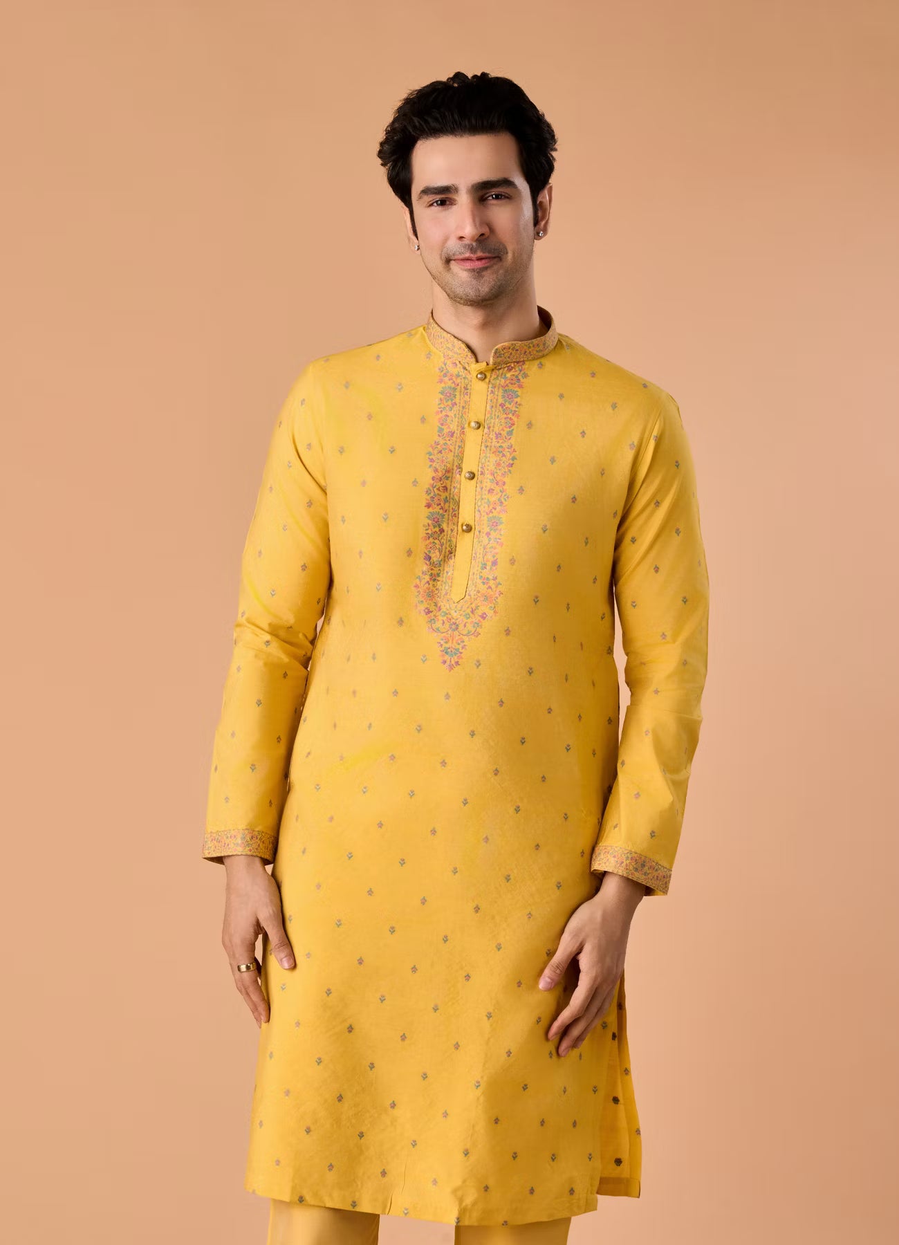 Manyavar Sunny Symphony Kurta Pajama | Ready To Wear