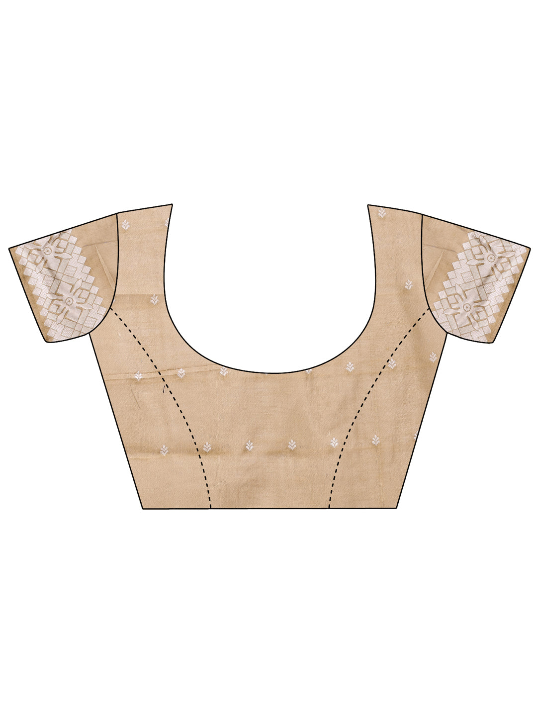 Saanjh Sutra Linen Cotton Saree | Brown Color | Ready To Wear SKU- ASBAD1001