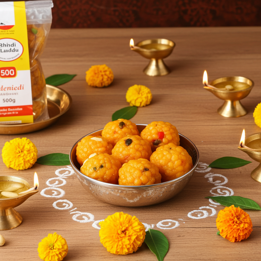 Bhanwarilal Bundi Laddu (Big Bundi) - 500 gms