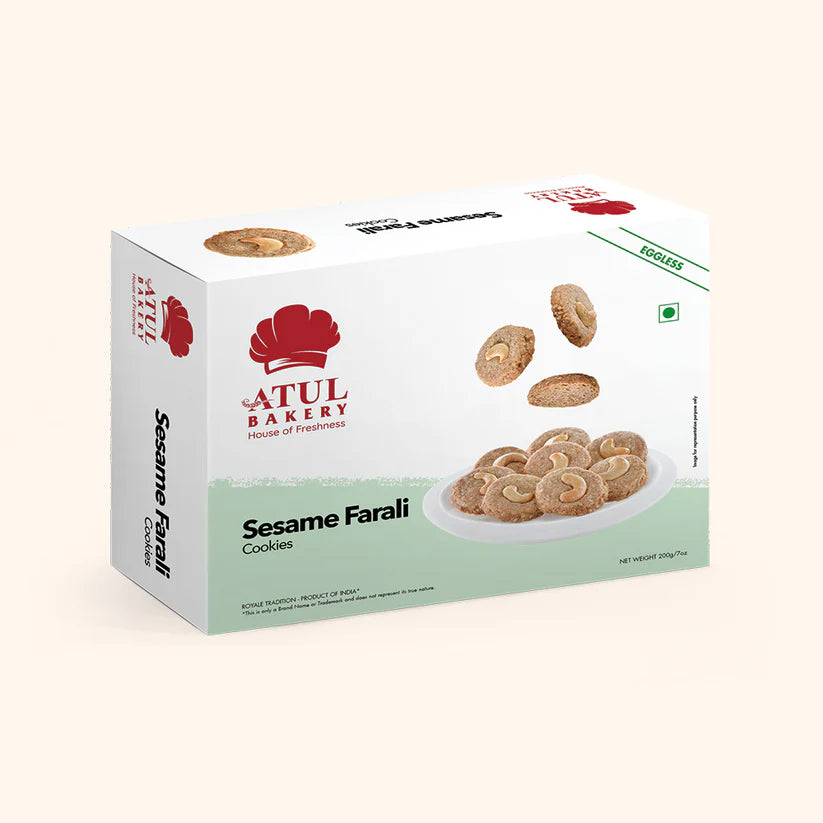 Atul Bakery Sesame Farali Cookie | 200 gms