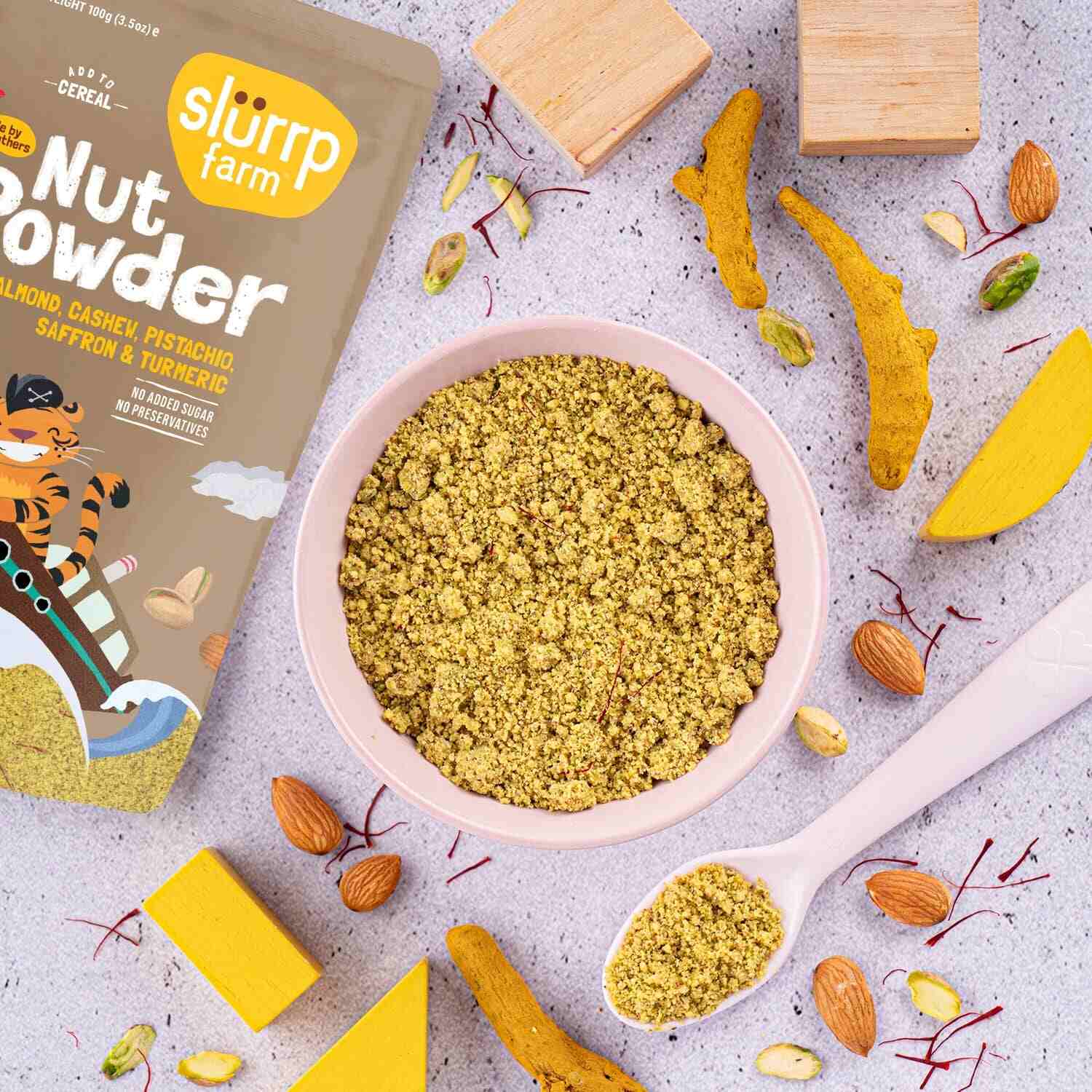 Slurrp Farm 100% Natural Nut Powder | 100 gms