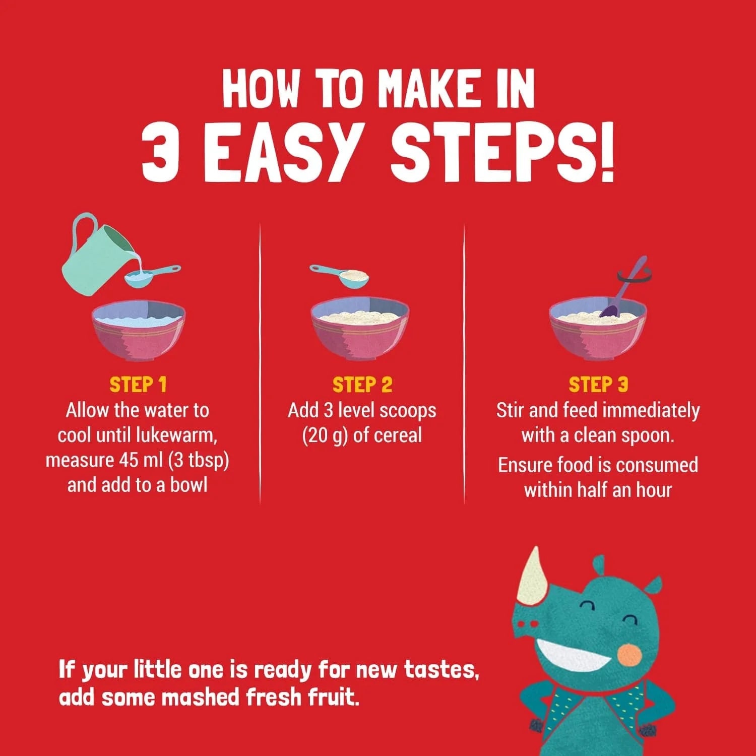 Slurrp Farm Wheat, Apple & Date Baby Cereal With Milk | 200 gms