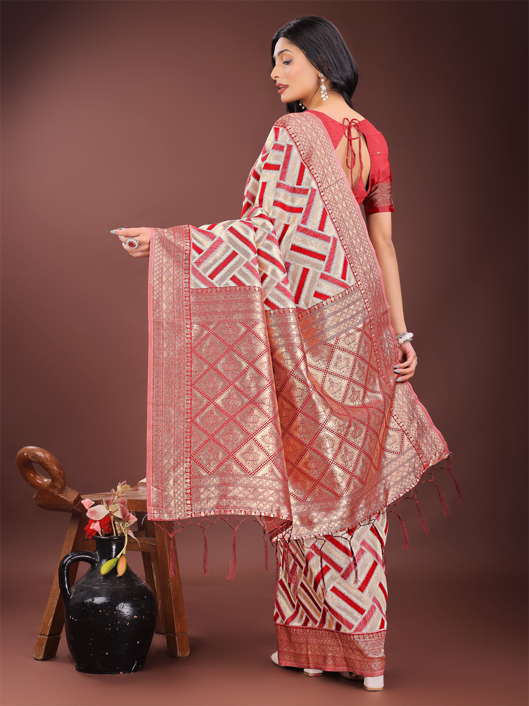 Sootra: Linen Cotton Chronicles Saree Collection| Ready To Wear SKU-ASLIQ3001 to 05