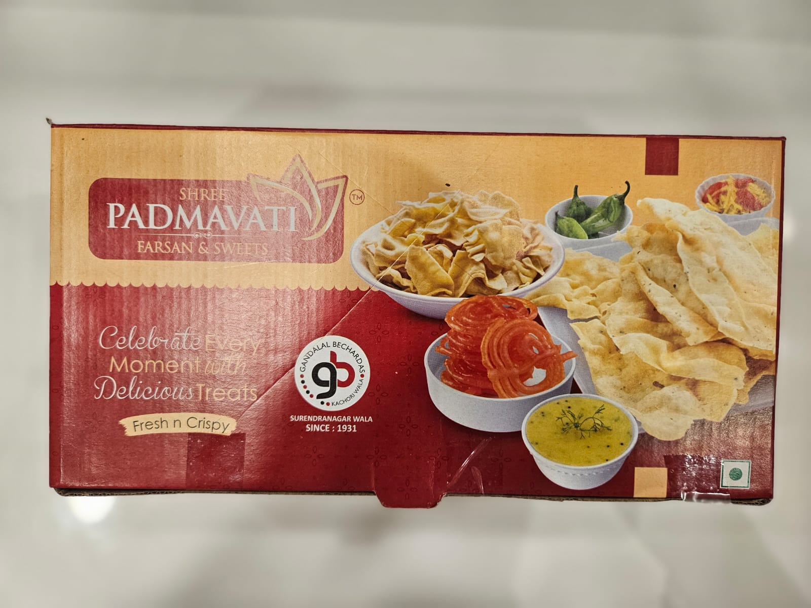 Padmavati Farshan & Sweets Special Fafda Box - 250 gms - India shopping