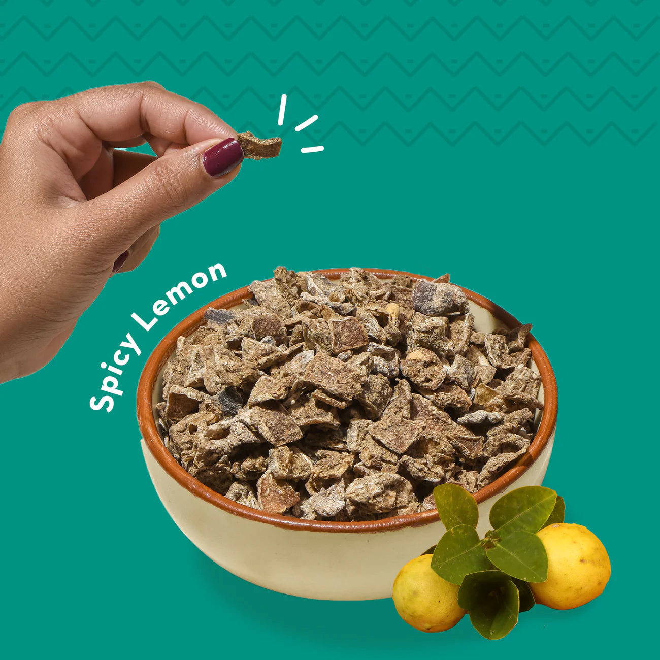 Spicy Lemon Bytes | Sun-dried Lemon Snack | 100% Natural | 200 gms