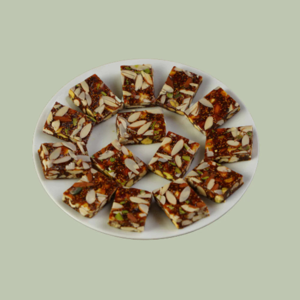 Agra Sweets Banjara Sugar Free Anjeer Katli | 500 gms