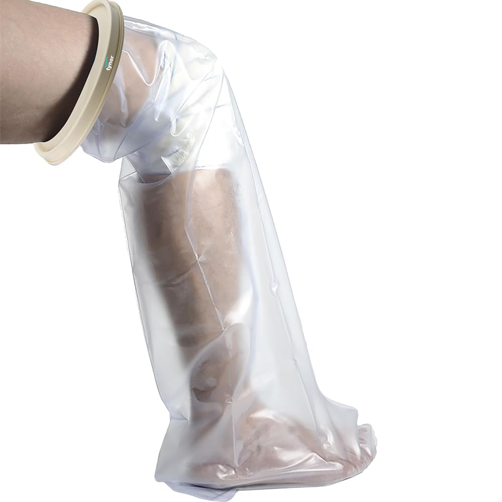 Tynor Waterproof Leg Cast Cover – Reusable, Universal Fit (1 Unit) - White