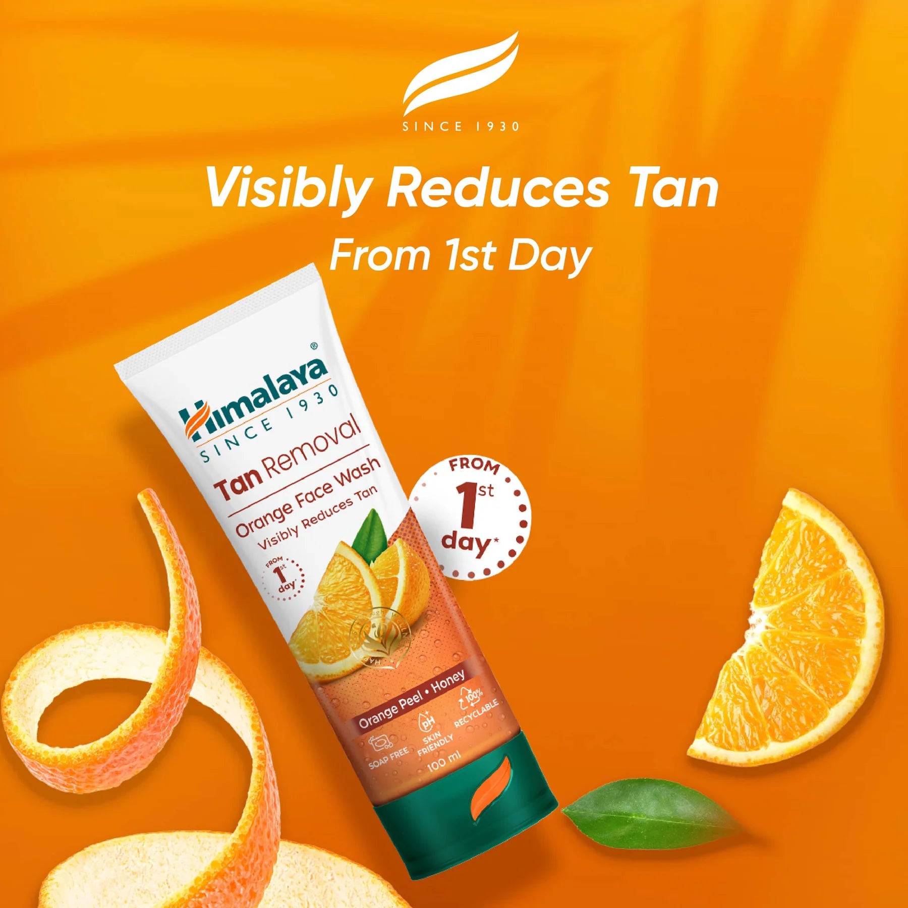 Himalaya Wellness Tan Removal Orange Face Wash | 100 ml