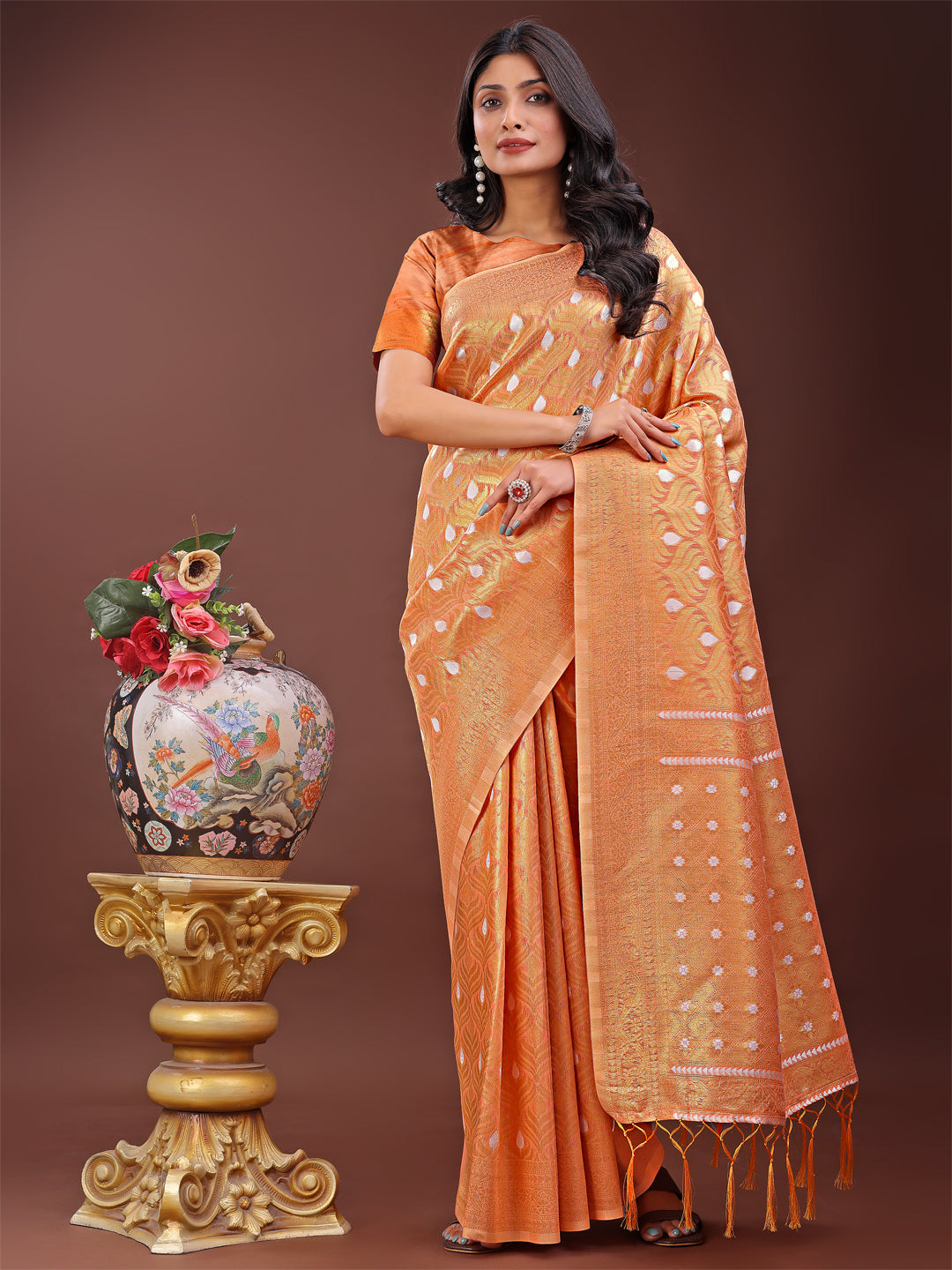 TanaBana: The Cotton Weave Edit Saree Collection| Ready To Wear SKU-ASFLO3001 To 06