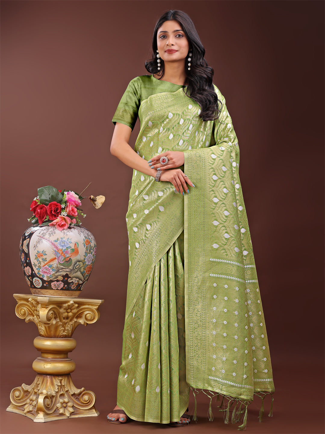 TanaBana: The Cotton Weave Edit Saree Collection| Ready To Wear SKU-ASFLO3001 To 06