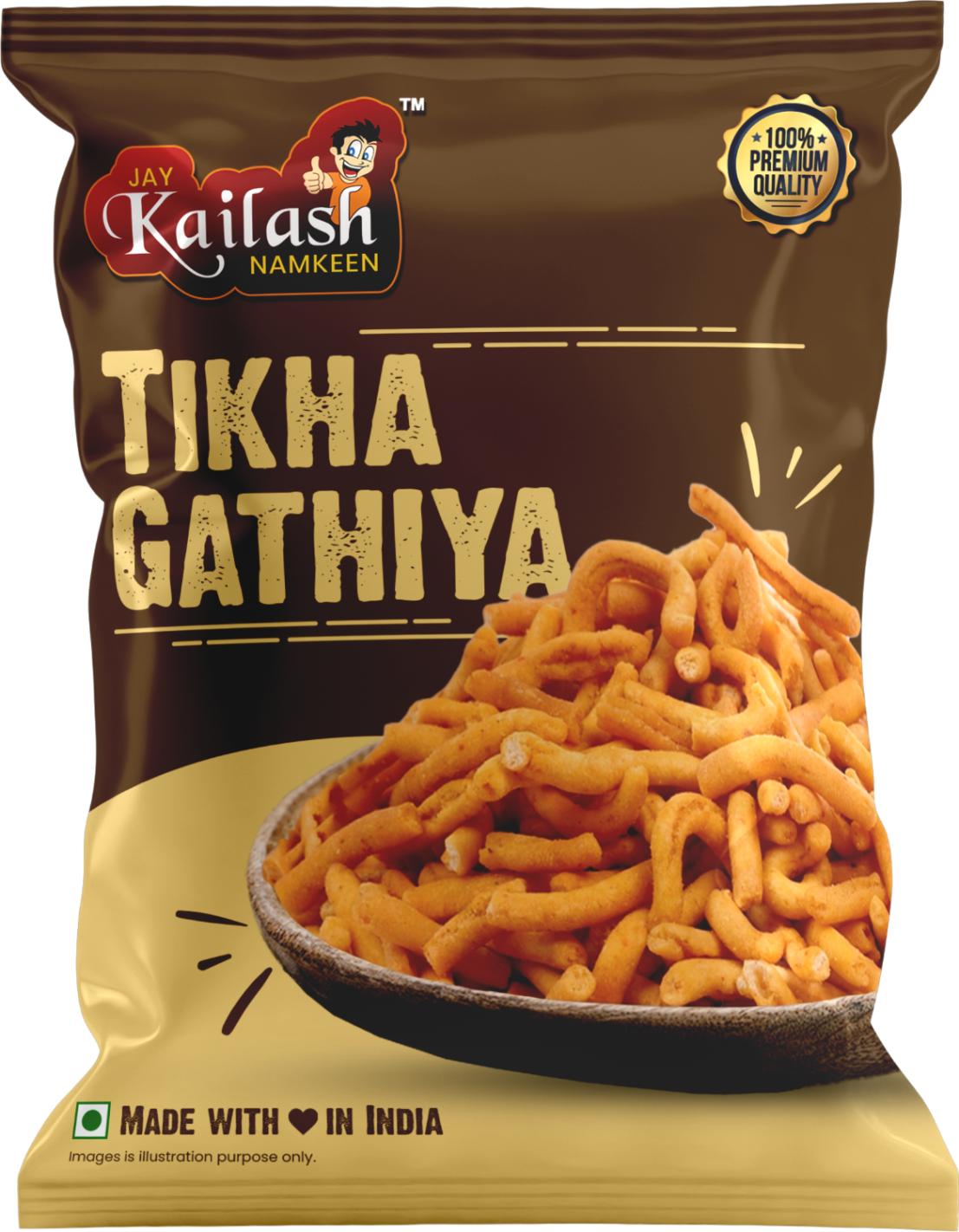 Jay Kailash Namkeen Tikha Gathiya | 500 gms